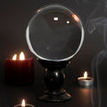 Large Clear Crystal Ball on Stand From Witch, Please!