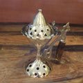 Large Cone Burner with Handle Traditional Brass Incense Burners
