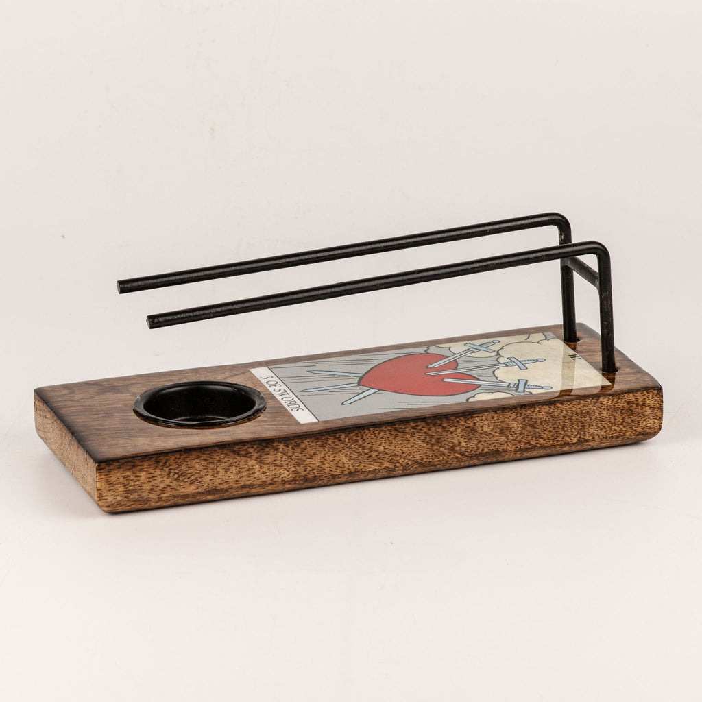 Large Sage Stick Heater Enamelled - 3 of Swords Palo Santo Heaters