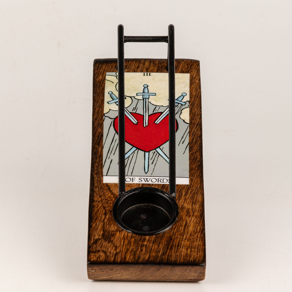 Large Sage Stick Heater Enamelled - 3 of Swords Palo Santo Heaters