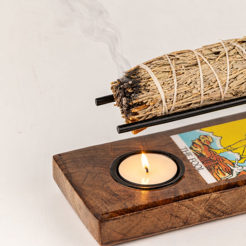 Large Sage Stick Heater Enamelled - The Fool Palo Santo Heaters