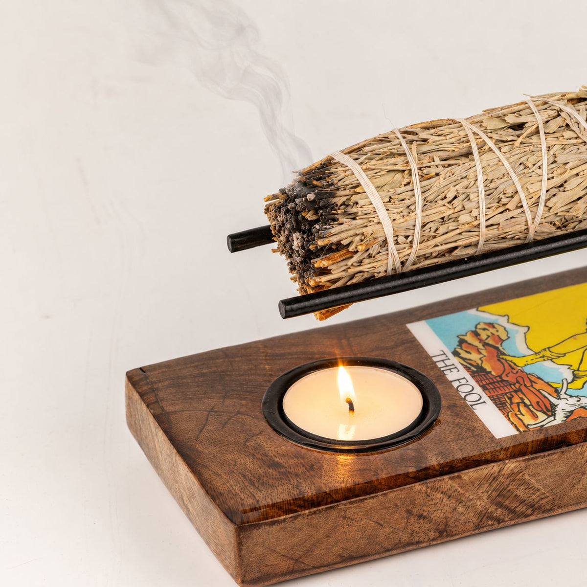 Large Sage Stick Heater Enamelled - The Fool Palo Santo Heaters