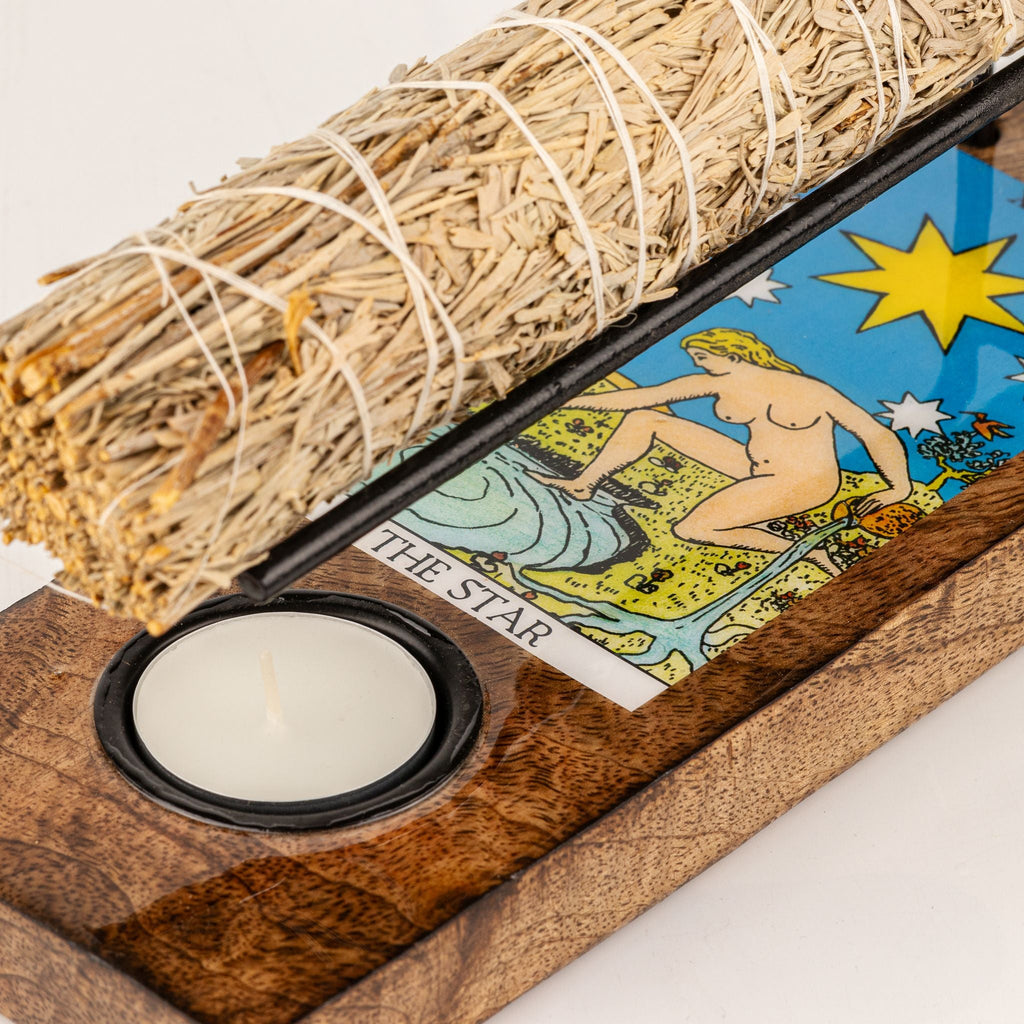Large Sage Stick Heater Enamelled - The Star Palo Santo Heaters