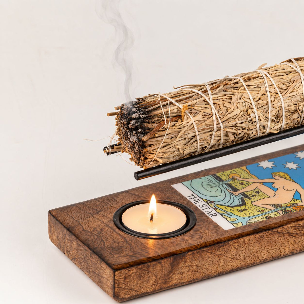 Large Sage Stick Heater Enamelled - The Star Palo Santo Heaters