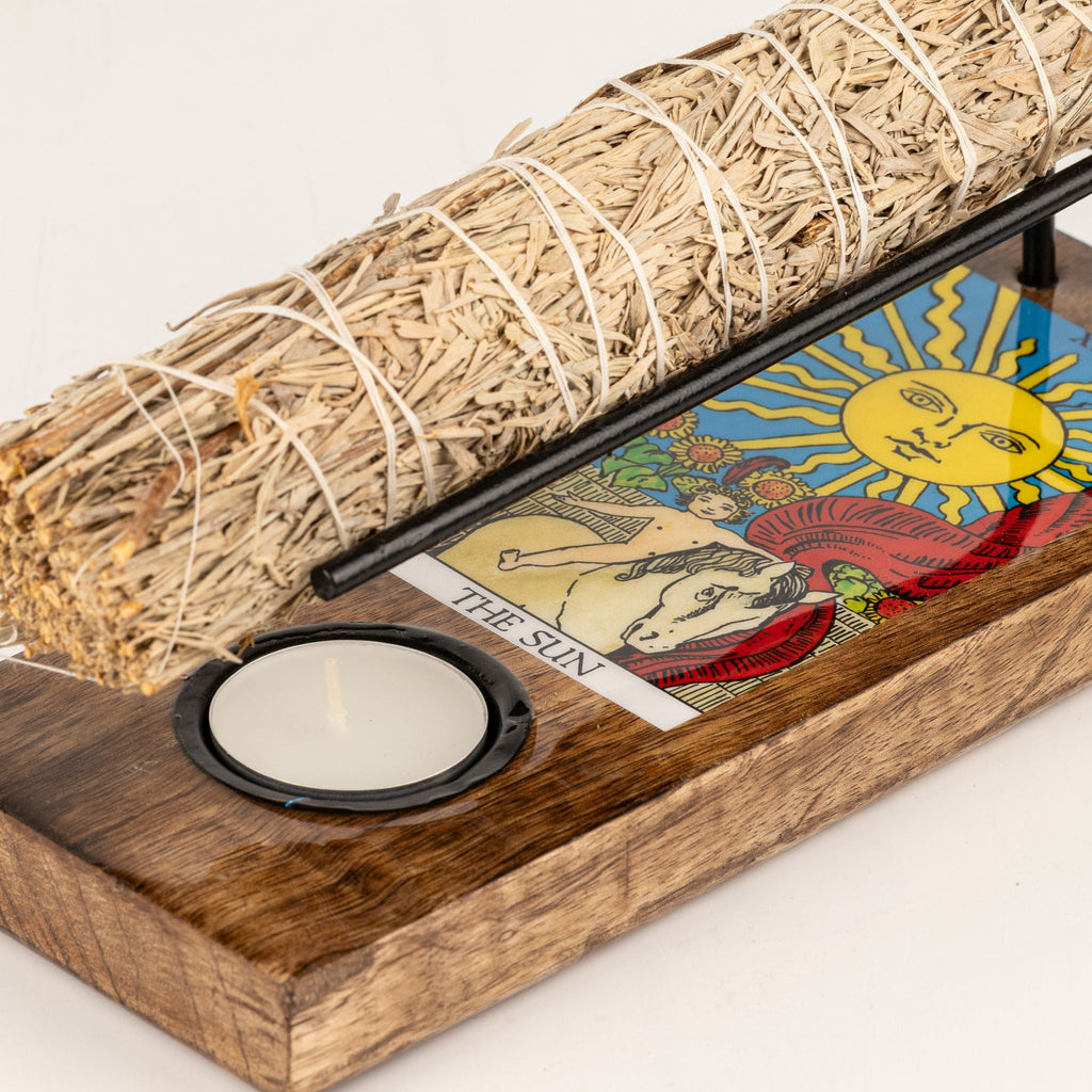 Large Sage Stick Heater Enamelled - The Sun Palo Santo Heaters
