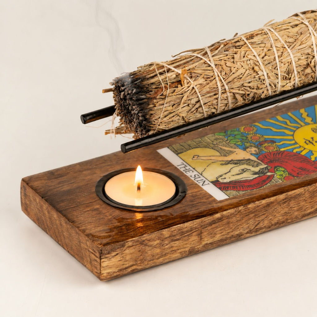 Large Sage Stick Heater Enamelled - The Sun Palo Santo Heaters