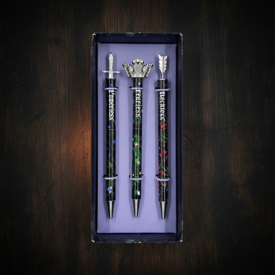 Lauren Roberts: Powerless Trilogy Pen Set (Set of 3) Novelty book