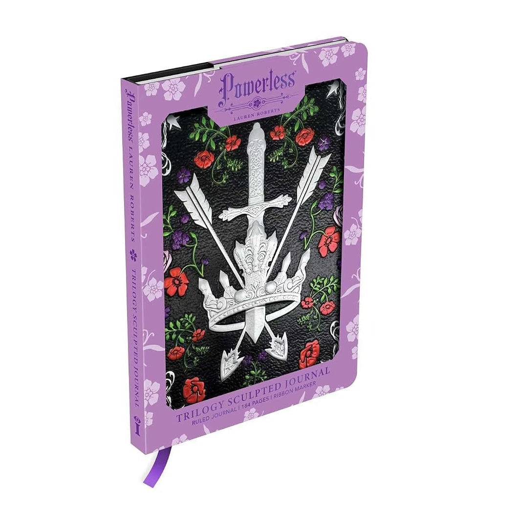 Lauren Roberts: Powerless Trilogy Sculpted Journal Hardback 184 pages