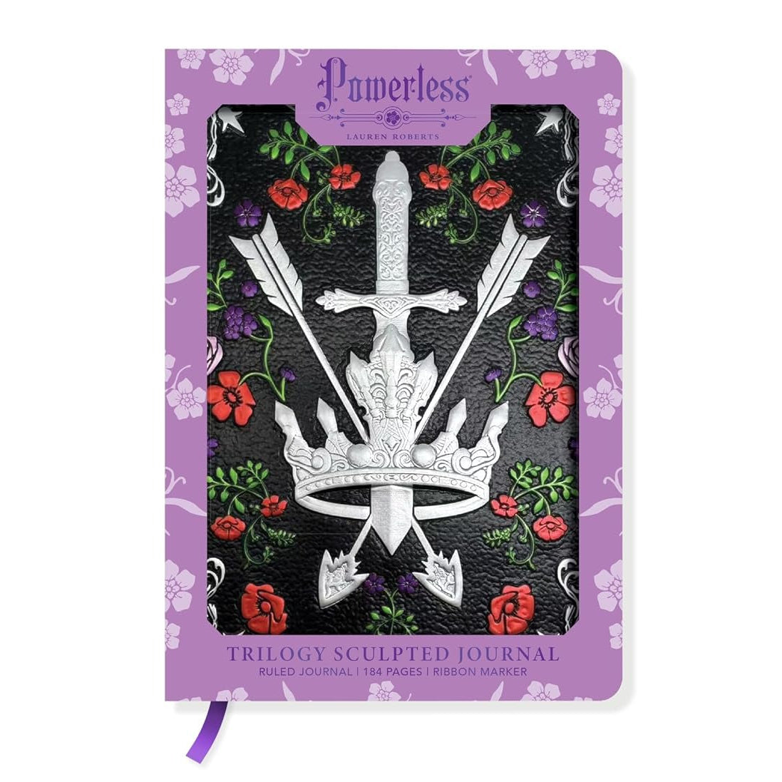 Lauren Roberts: Powerless Trilogy Sculpted Journal Hardback 184 pages