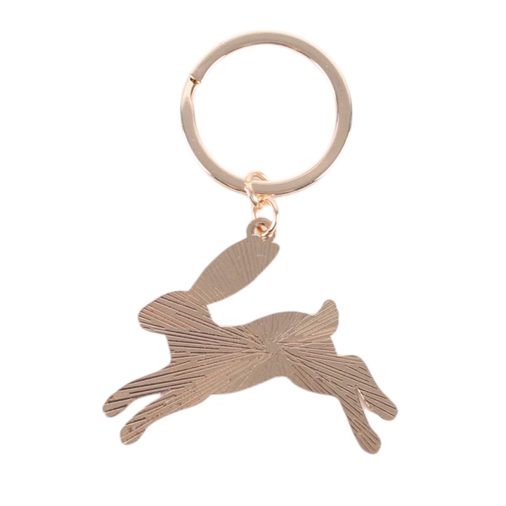 Leaping Hare Keyring