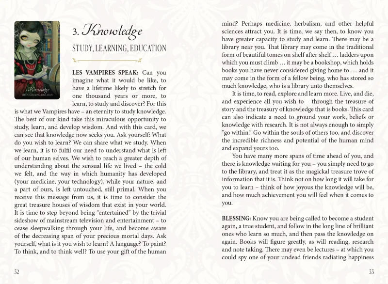 Les Vampires : Ancient Wisdom and Healing Messages from the Children of the Night
