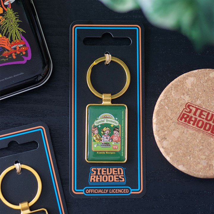 Let’s Make Brownies Keyring by Steven Rhodes