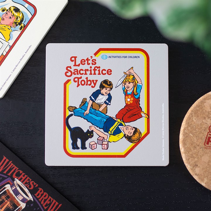 Let’s Sacrifice Toby Coaster by Steven Rhodes