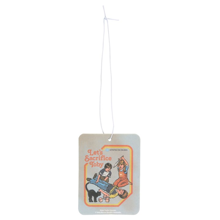 Let’s Sacrifice Toby Vanilla Air Freshener by Steven Rhodes