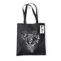 Letter Shoppe (Never Better Said) Black Tote Bag General merchandise