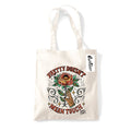 Letter Shoppe (Pretty Doesn’T Mean Touch) Natural Tote Bag General merchandise