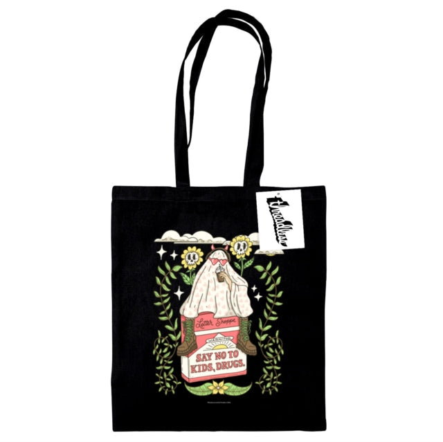 Letter Shoppe (Say No To Kids Drugs) Black Tote Bag General merchandise