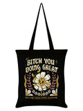 Letter Shoppe (You Doing Great) Black Tote Bag