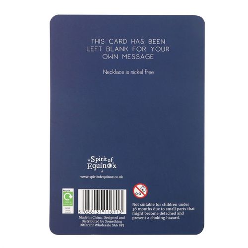 Libra Zodiac Necklace Card From Witch, Please!