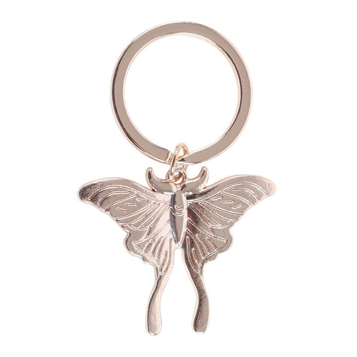 Light Luna Moth Keyring From Witch, Please!