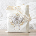 Light Luna Moth Polycotton Tote Bag From Witch, Please!
