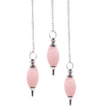 Lingam Shaped Gemstone Pendulum - Rose Quartz From Witch, Please!