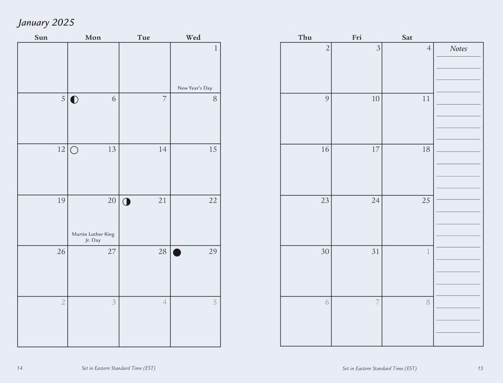 Llewellyn's 2025 Moon Sign Datebook : Weekly Planning by the Cycles of the Moon - Sold by Witch, Please!