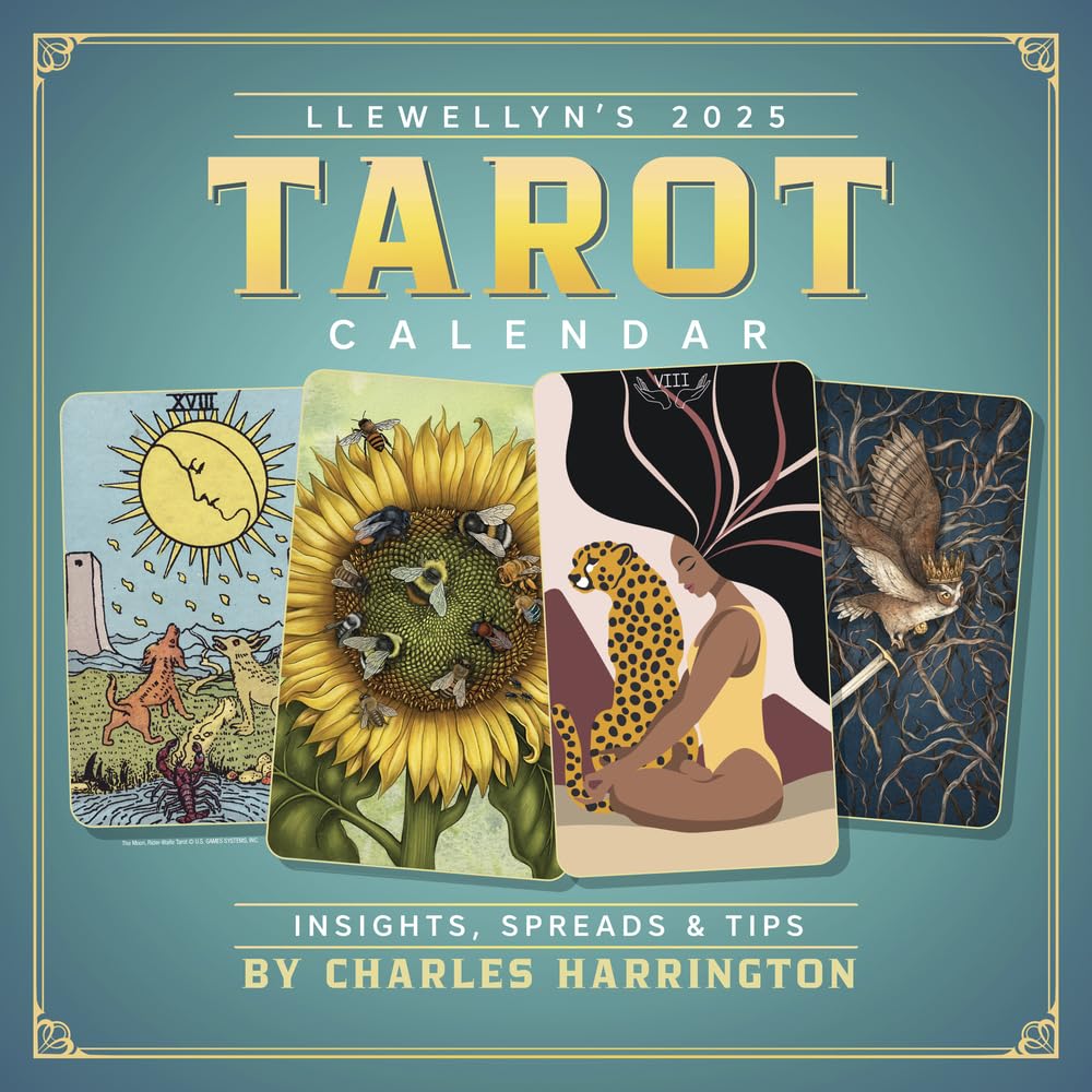 Llewellyn's 2025 Tarot Calendar : Insights, Spreads & Tips - Sold by Witch, Please!