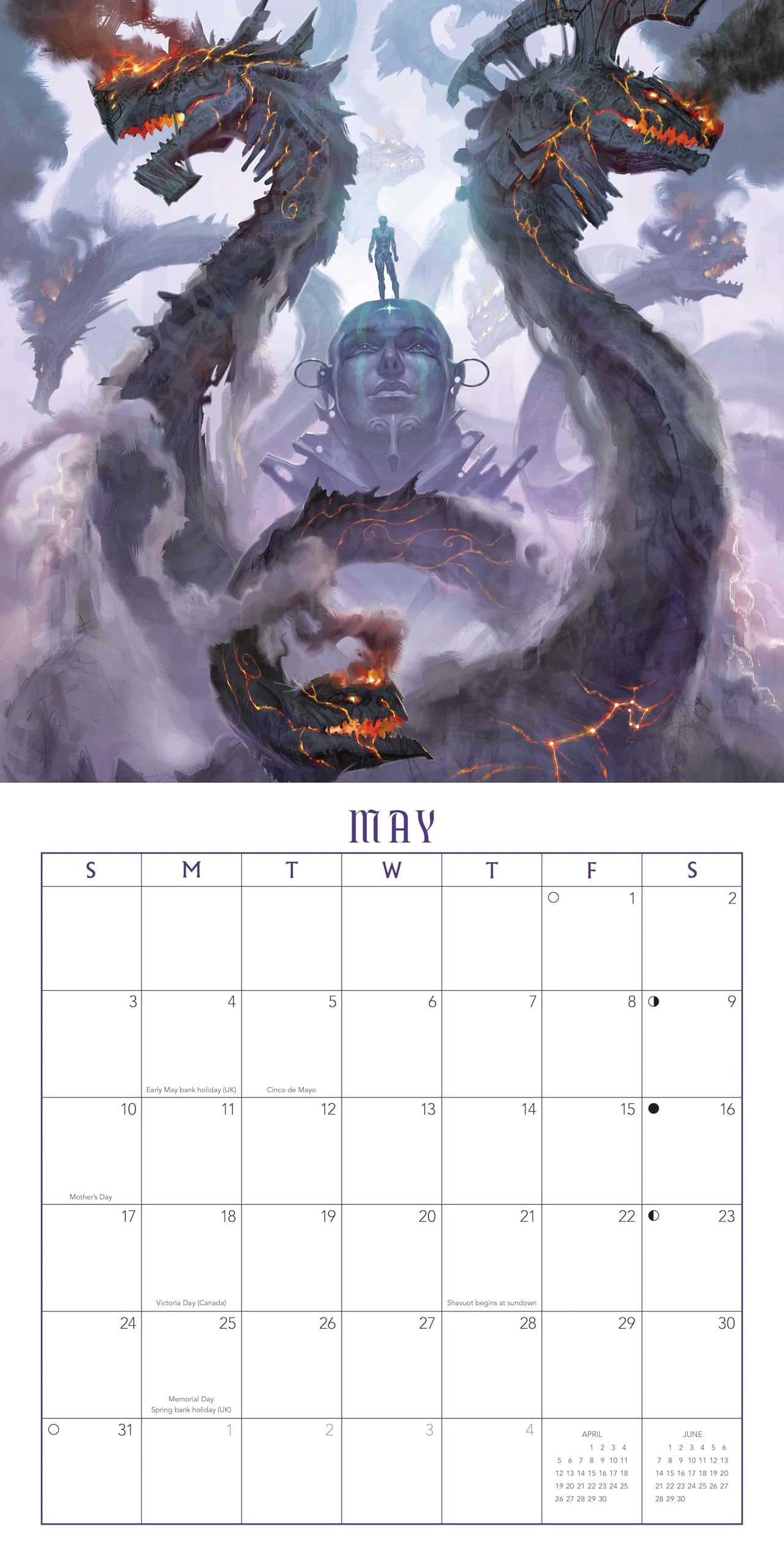 Llewellyn's 2026 Dragon Calendar