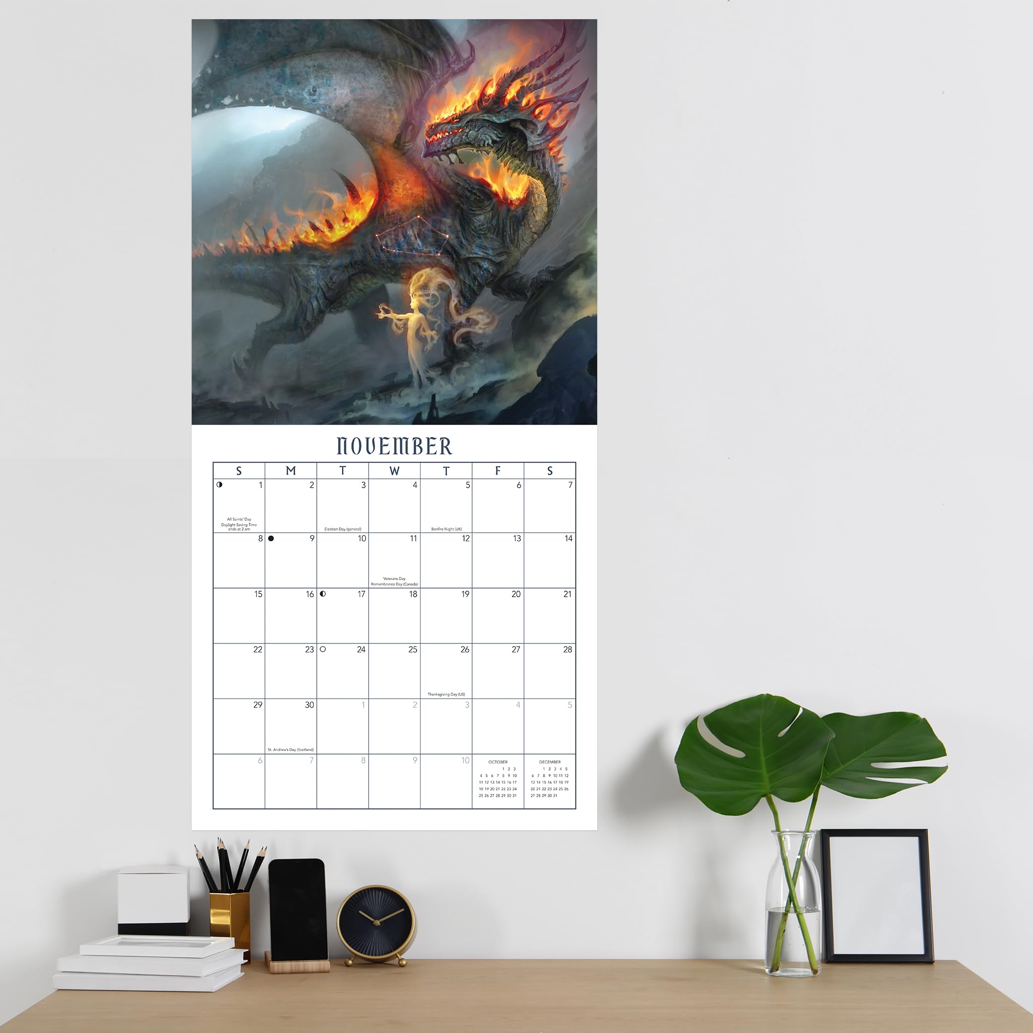 Llewellyn's 2026 Dragon Calendar