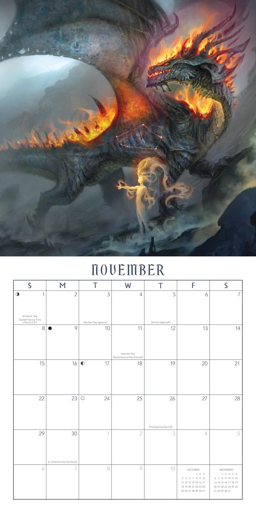 Llewellyn's 2026 Dragon Calendar
