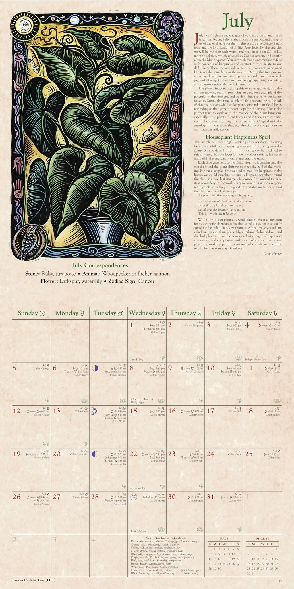 Llewellyn's 2026 Witches' Calendar