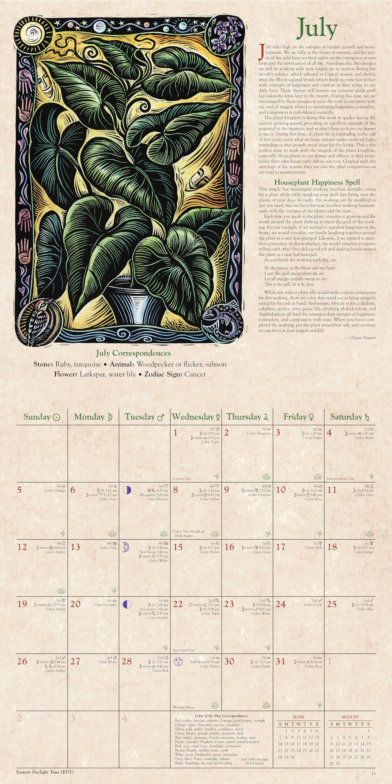 Llewellyn's 2026 Witches' Calendar