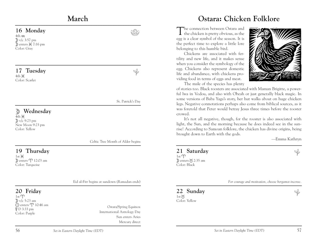 Llewellyn's 2026 Witches' Datebook