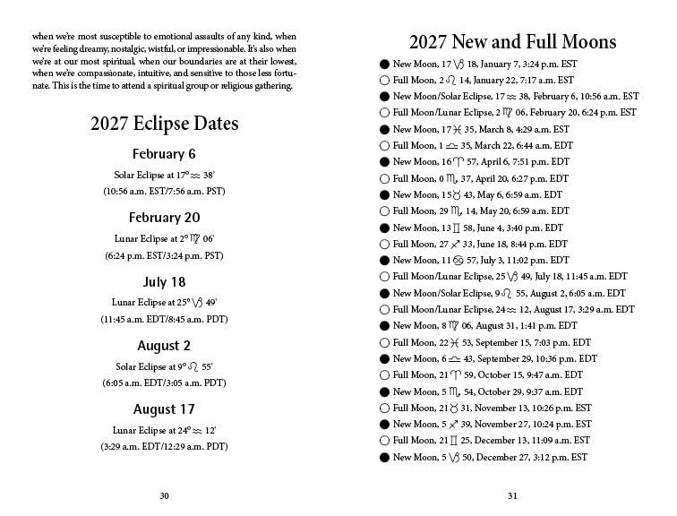 Llewellyn's 2027 Daily Planetary Guide : Complete Astrology At-A-Glance