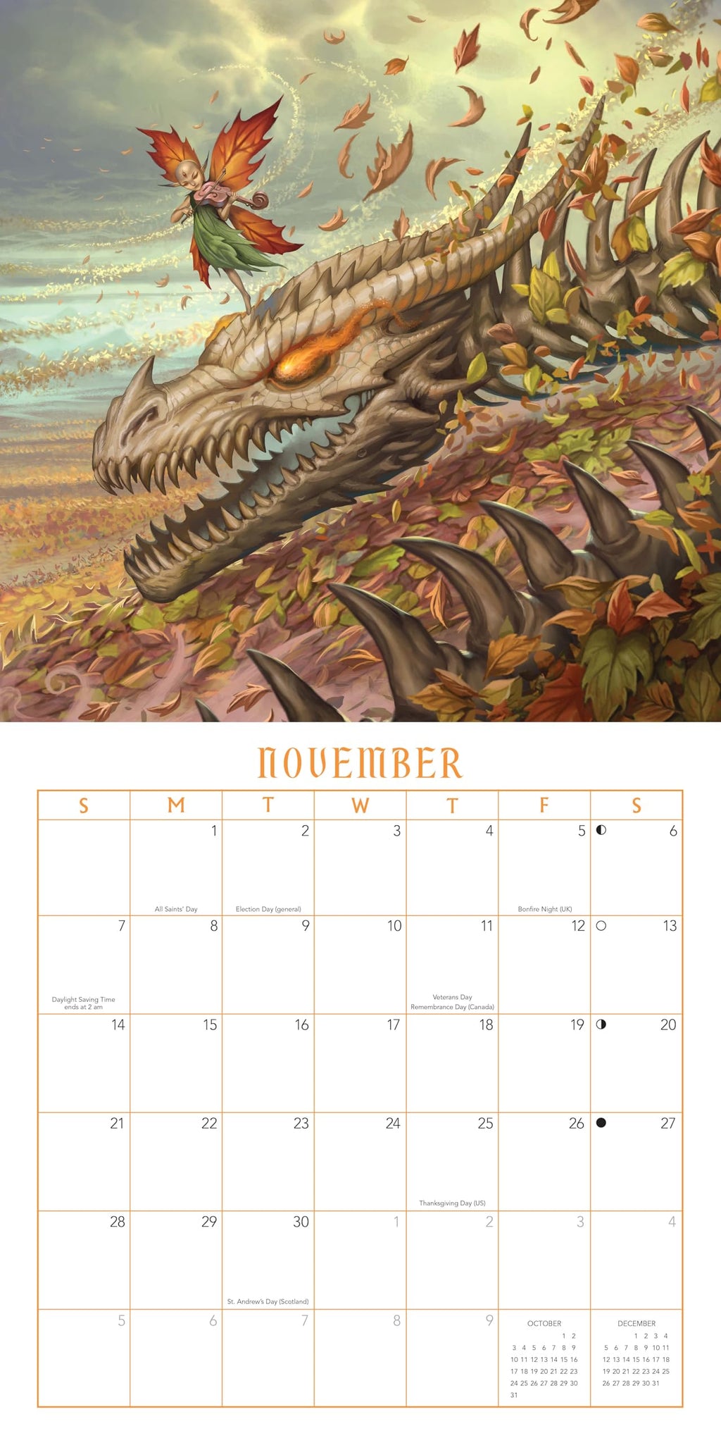 Llewellyn's 2027 Dragon Calendar