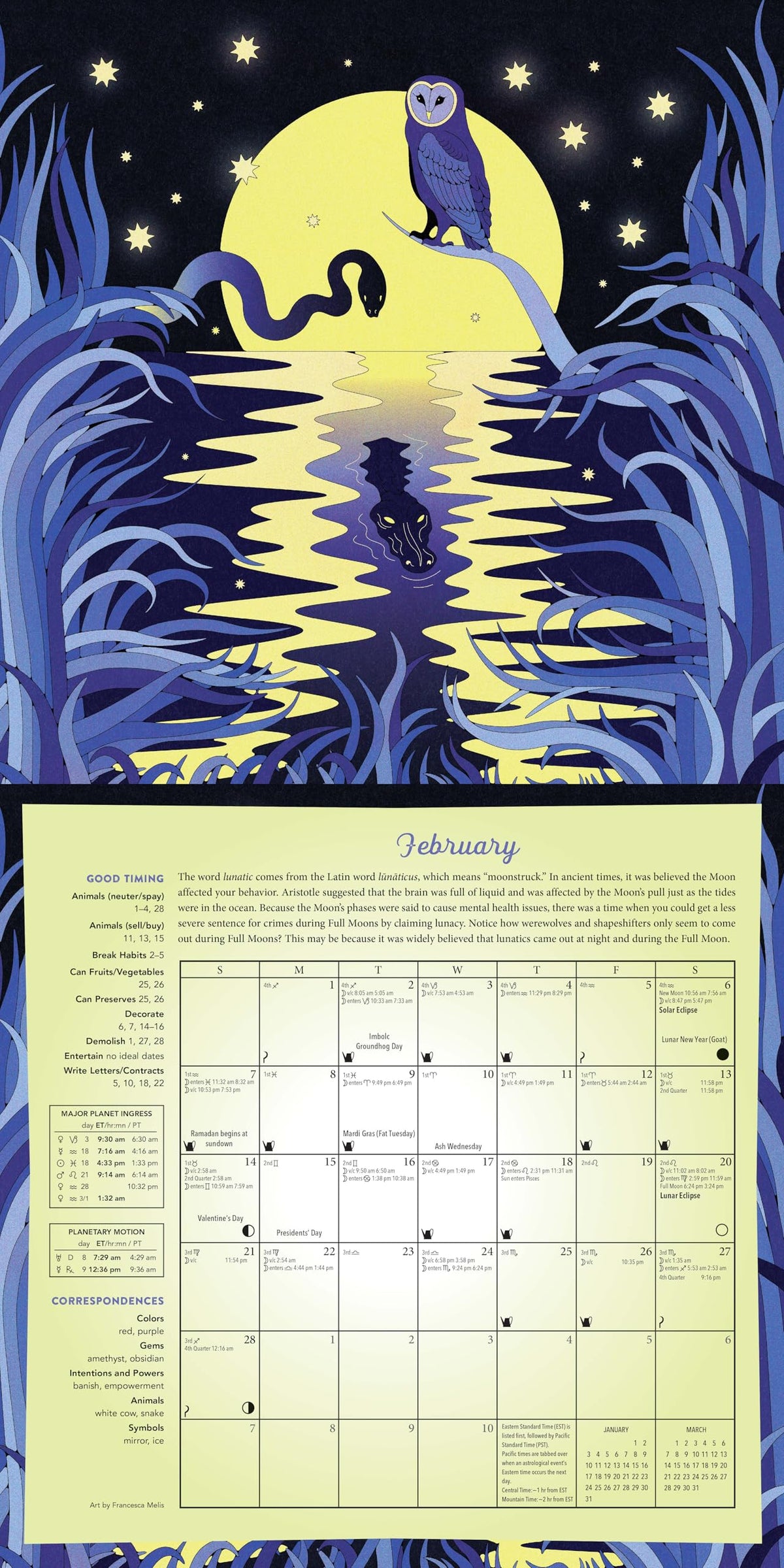 Llewellyn's 2027 Magical Moon Calendar : Spells & Lore