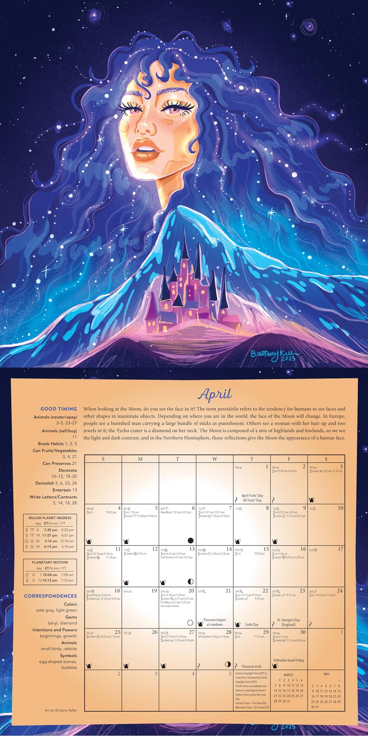 Llewellyn's 2027 Magical Moon Calendar : Spells & Lore