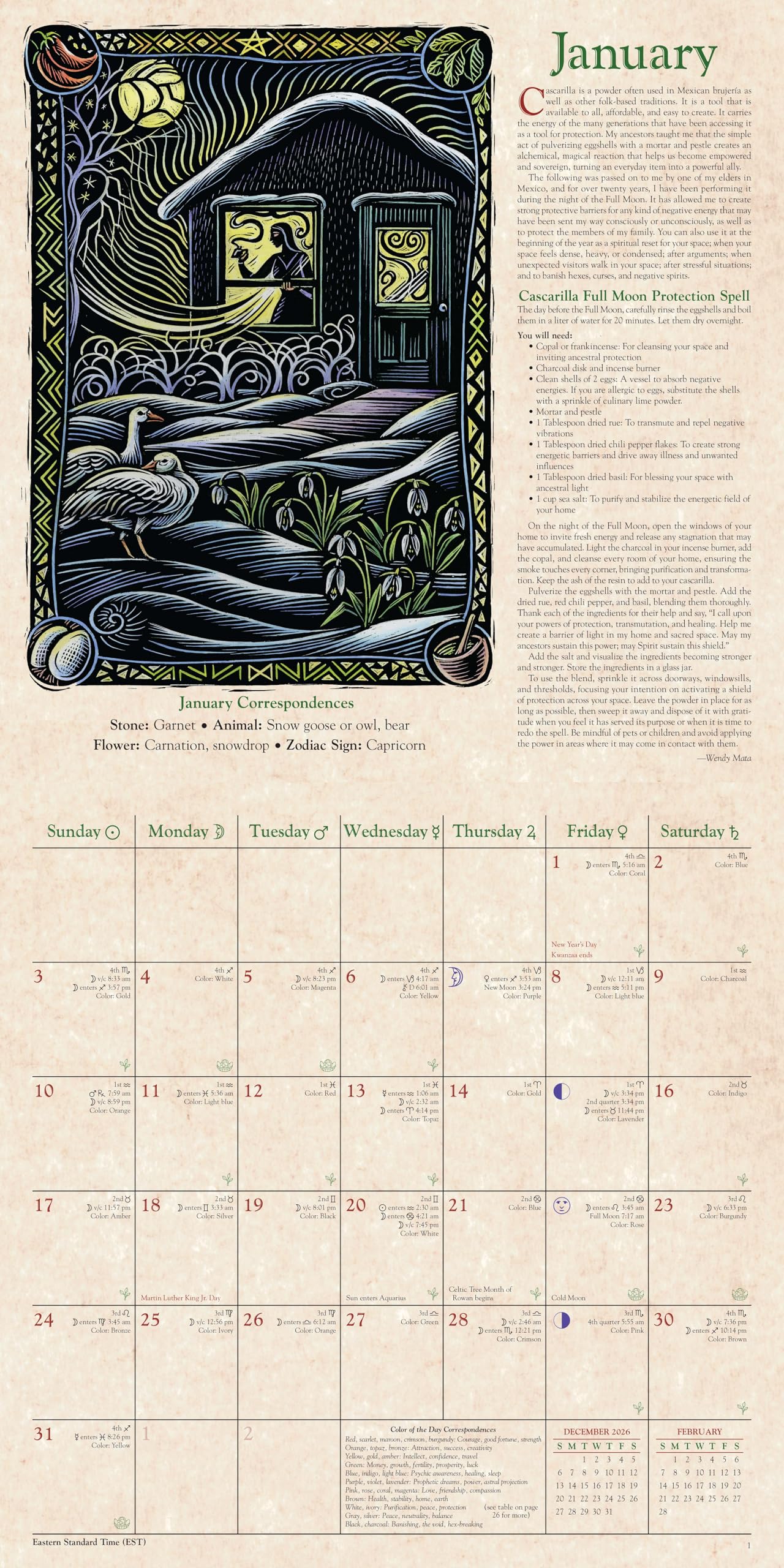 Llewellyn's 2027 Witches' Calendar