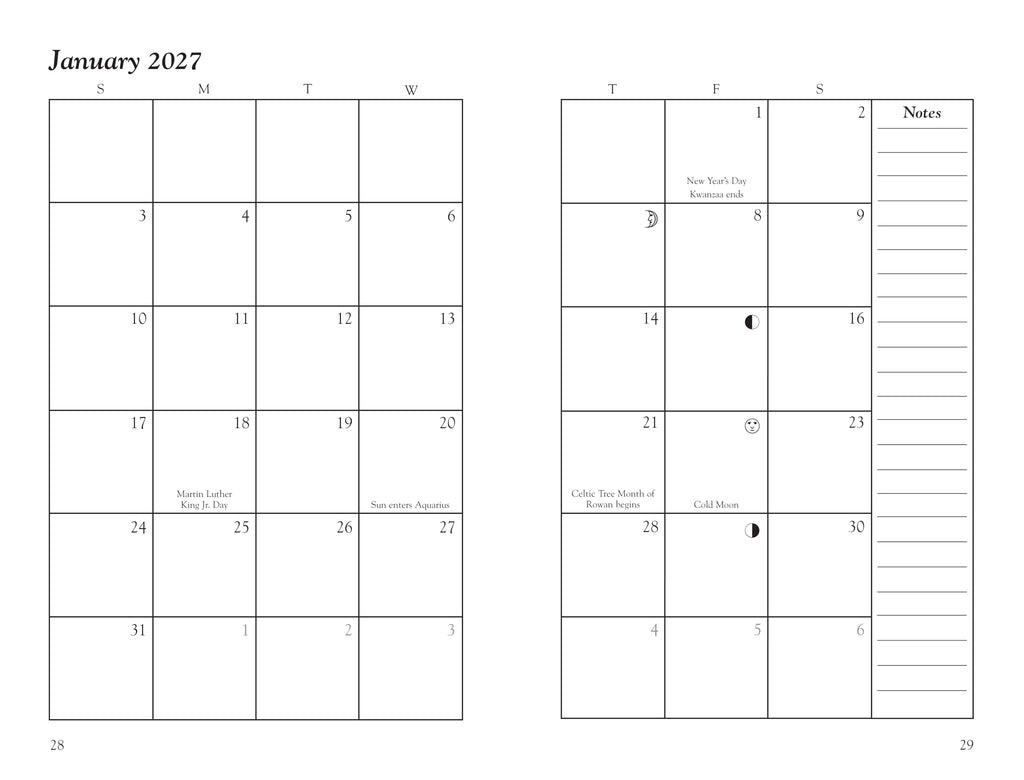 Llewellyn's 2027 Witches' Datebook