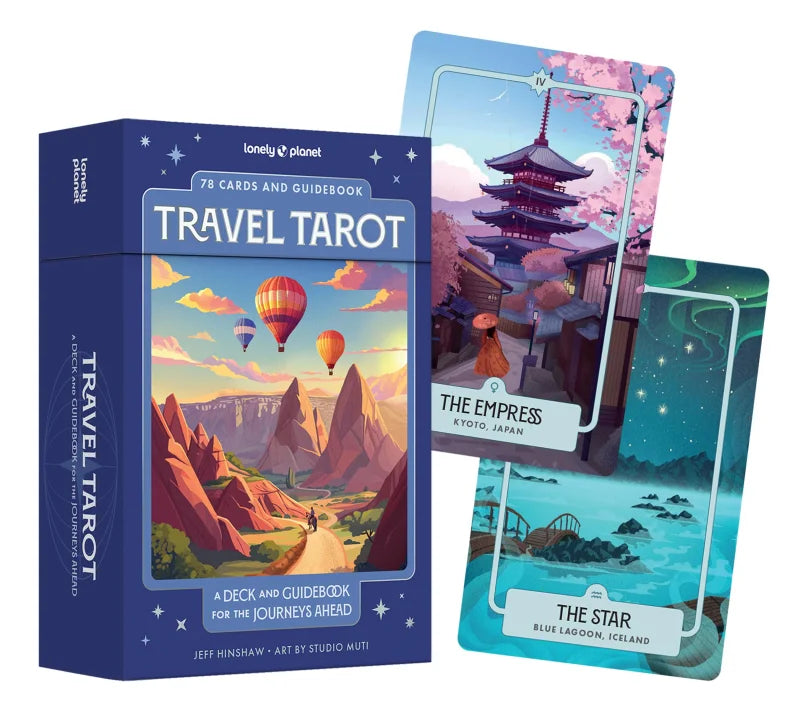 Lonely Planet Travel Tarot : Beautiful 78 Card Deck & Guidebook | Connect to Your Experiences on a Deeper Level | Inspire a Journey of Self Discovery & Mindfulness