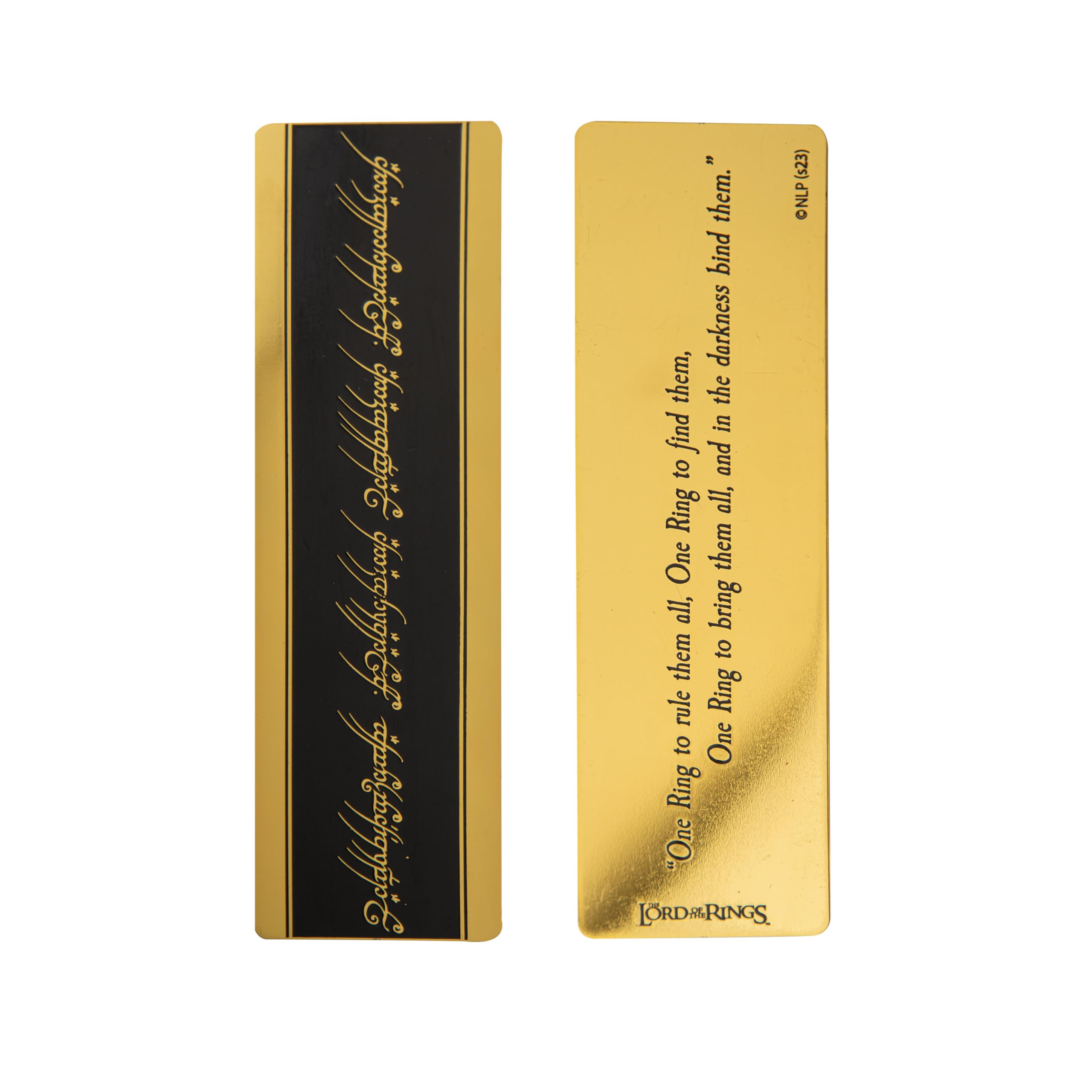 Lord Of The Rings One Ring Metal Bookmark