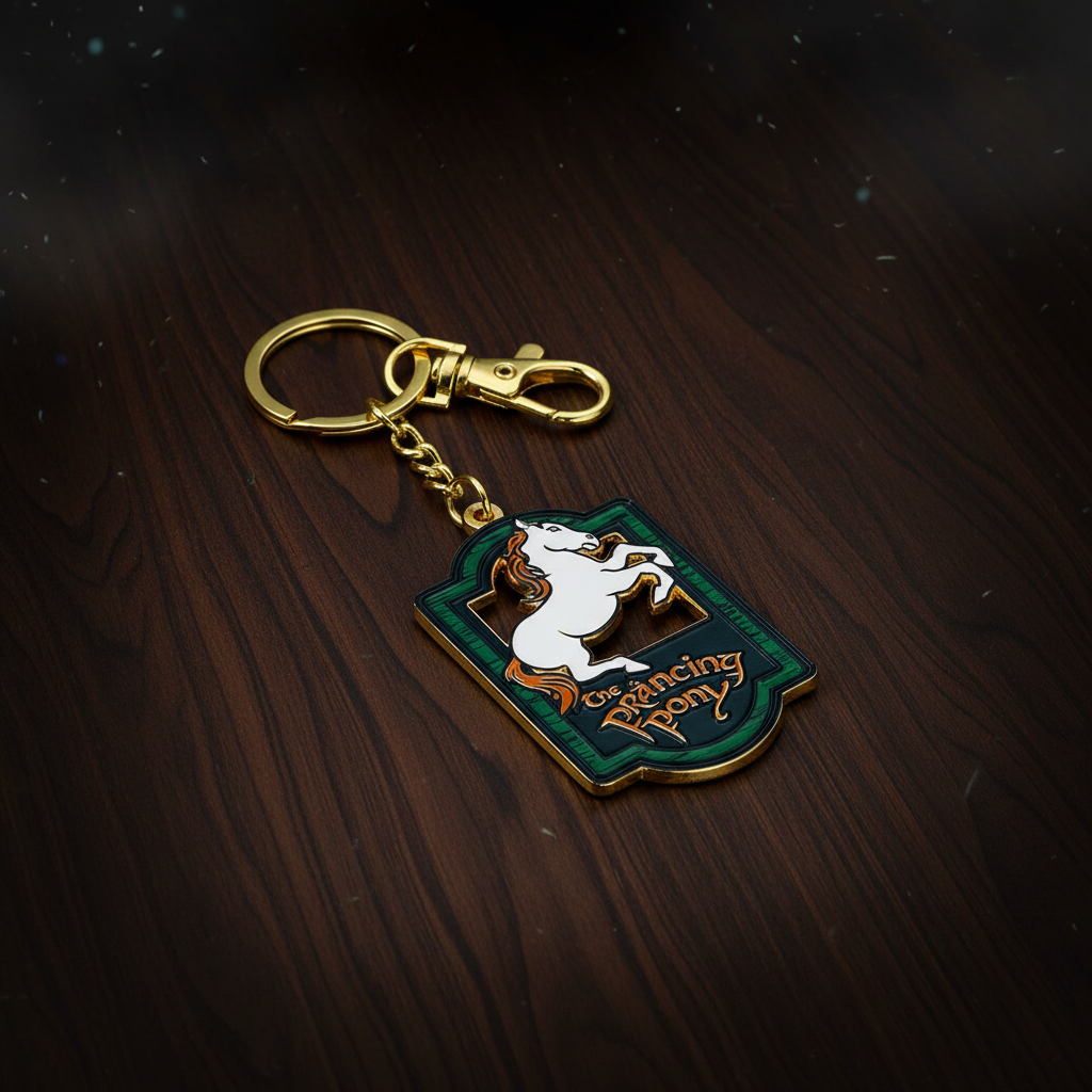 Lord of The Rings Prancing Pony Pub Sign Keyring General merchandize