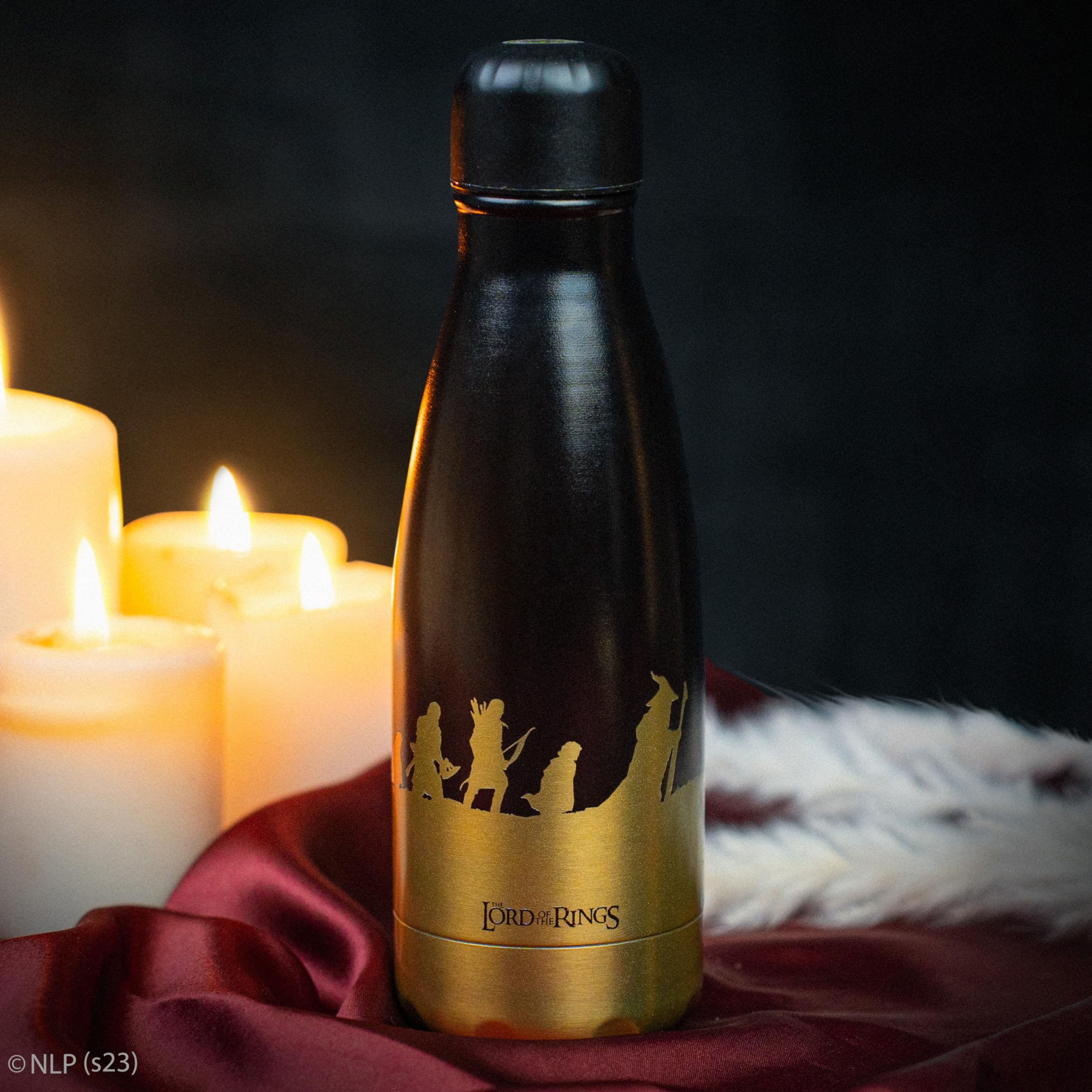 Lord Of The Rings Water Bottle Fellowship of the ring Gold
