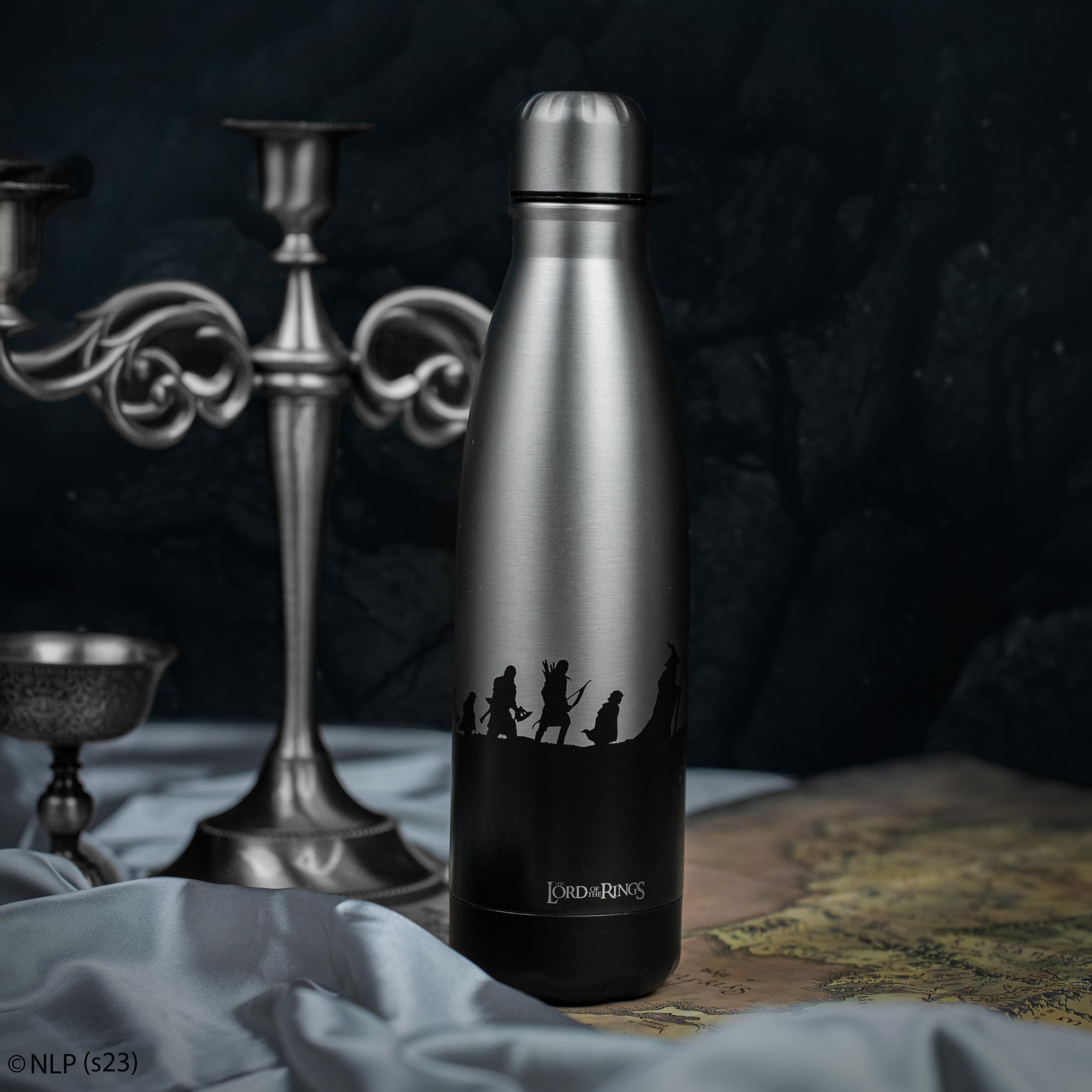 Lord Of The Rings Water Bottle Fellowship of the ring Silver