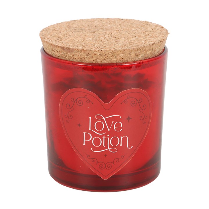 Love Potion Raspberry Crystal Chip Candle From Witch, Please!