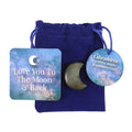 Love You to the Moon Labradorite Crystal Moon in a Bag From Witch, Please!