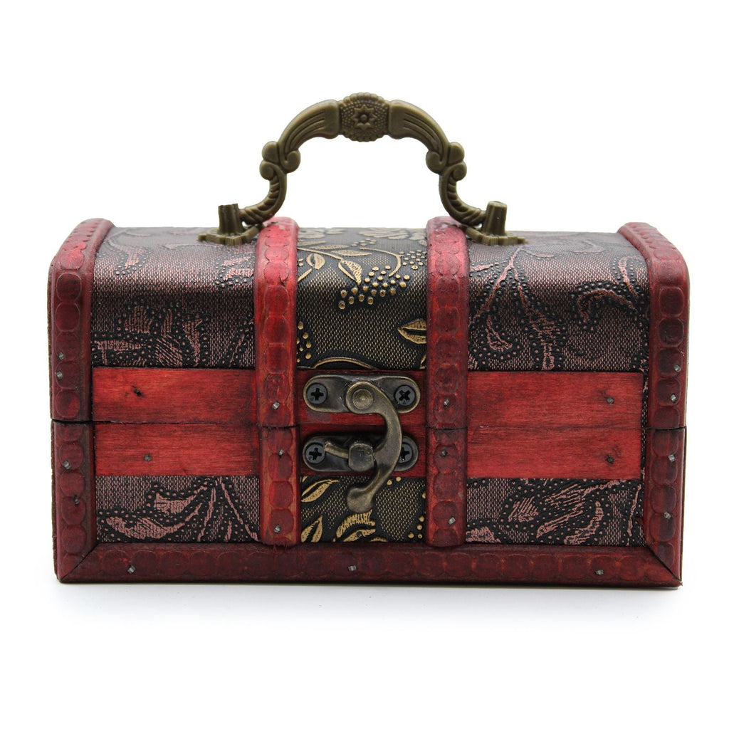 Lrg Colonial Boxes - Gold Panel Vintage Style