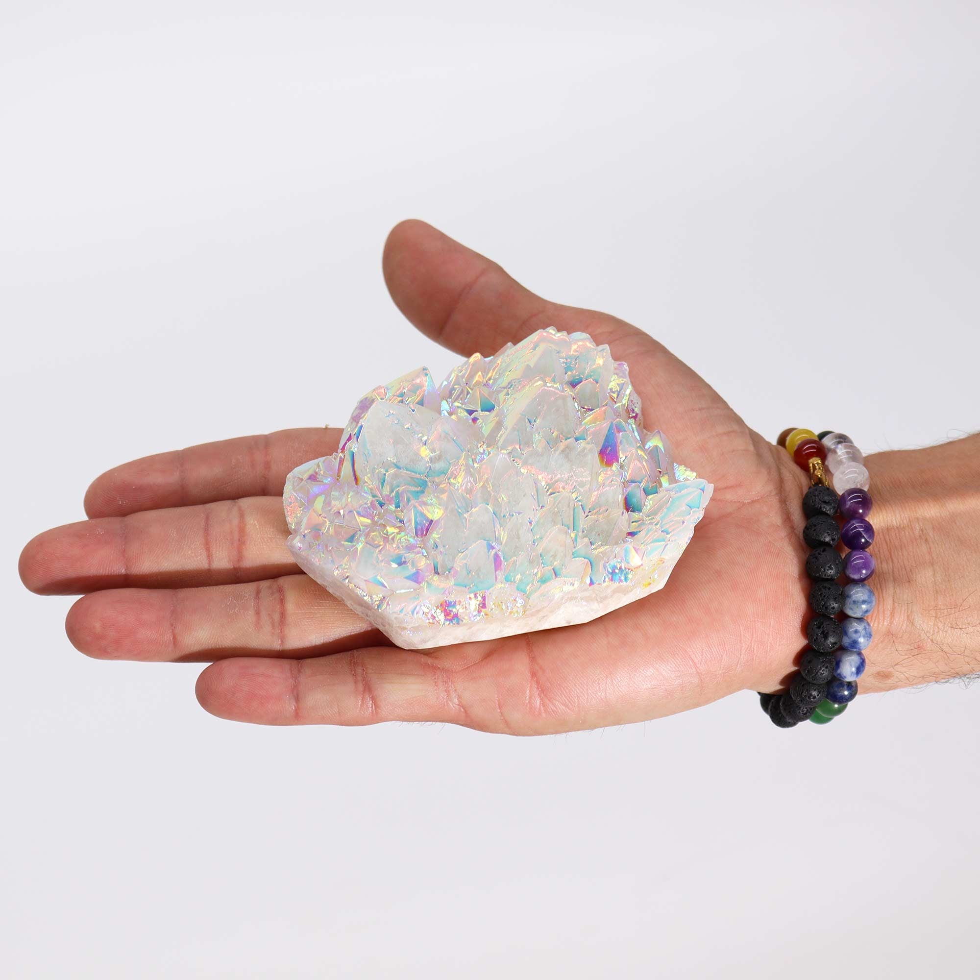 Lrg Enhanced Quartz - Aura Angel Quartz From Witch, Please!