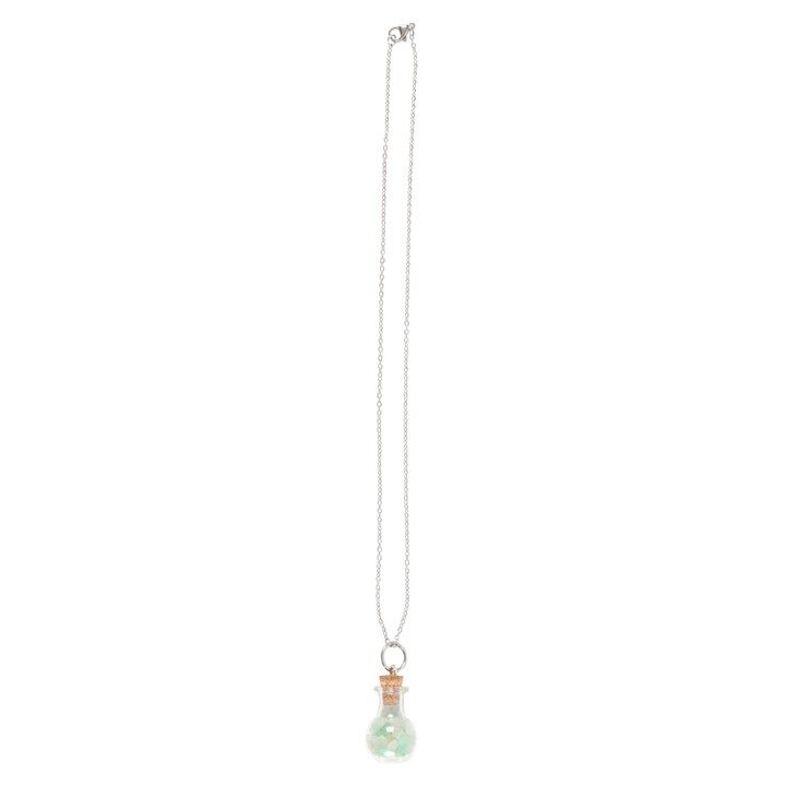 Luck Green Aventurine Crystal Chip Potion Bottle Necklace From Witch, Please!
